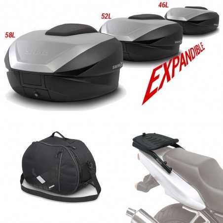 SHAD Kit fijacion y maleta baul trasero + bolsa interna de regalo SH59 SH59BOHE13