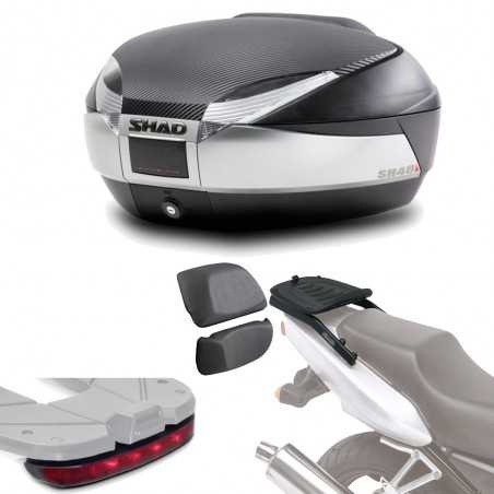 SHAD Kit fijacion + maleta baul trasero luz de freno respaldo regalo SH48 SH48LUREHE357