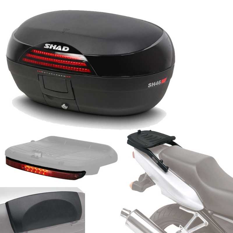 Fitting kit + rear trunk suitcase + brake light + backrest gift  SH46
