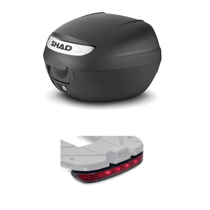 SHAD Baul maleta trasera moto con luz de freno regalo SH26 SH 26 26L SH26-LUZ1