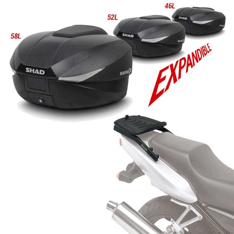 SHAD Kit fijacion y maleta baul trasero SH58 SH58HE519