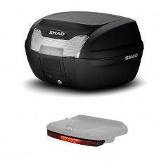 SHAD Baul maleta trasera moto con luz de freno regalo SH40 SH40LUZ1
