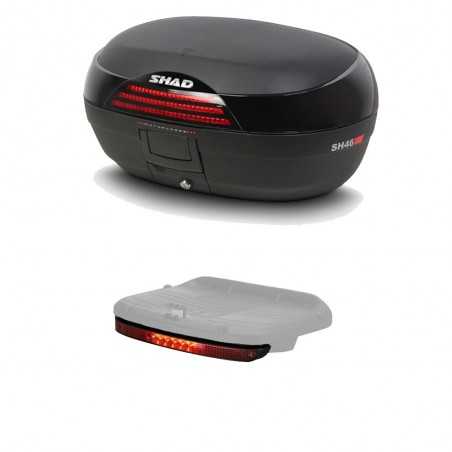 SHAD Baul maleta trasera moto con luz de freno regalo SH46 SH46LUZ1
