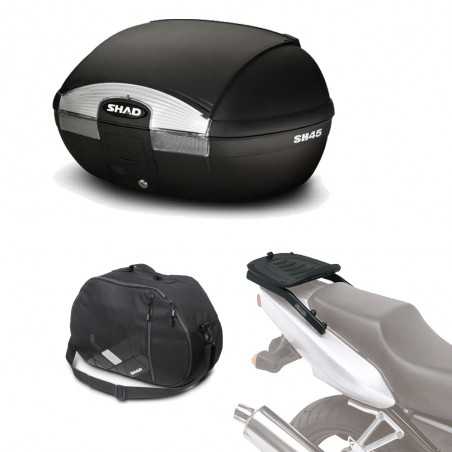 SHAD Kit fijacion y maleta baul trasero + bolsa interna de regalo SH45 SH45BOHE31