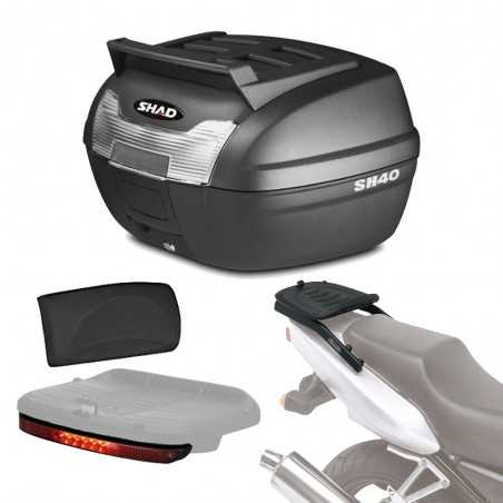 SHAD Kit fijacion + maleta baul trasero luz de freno respaldo regalo SH40 CARGO SH40CLUREHE230