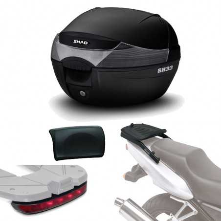 Fitting kit + rear trunk suitcase + brake light + backrest gift  SH33
