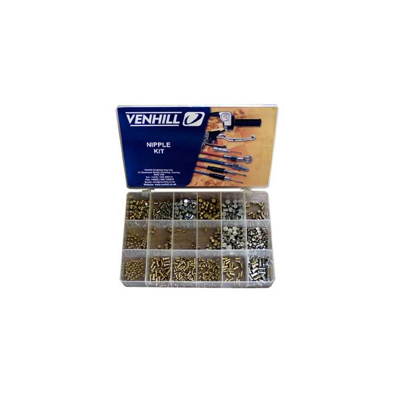 VENHILL Kit de prisioneros profesional (18 mod.), 700 u 45938