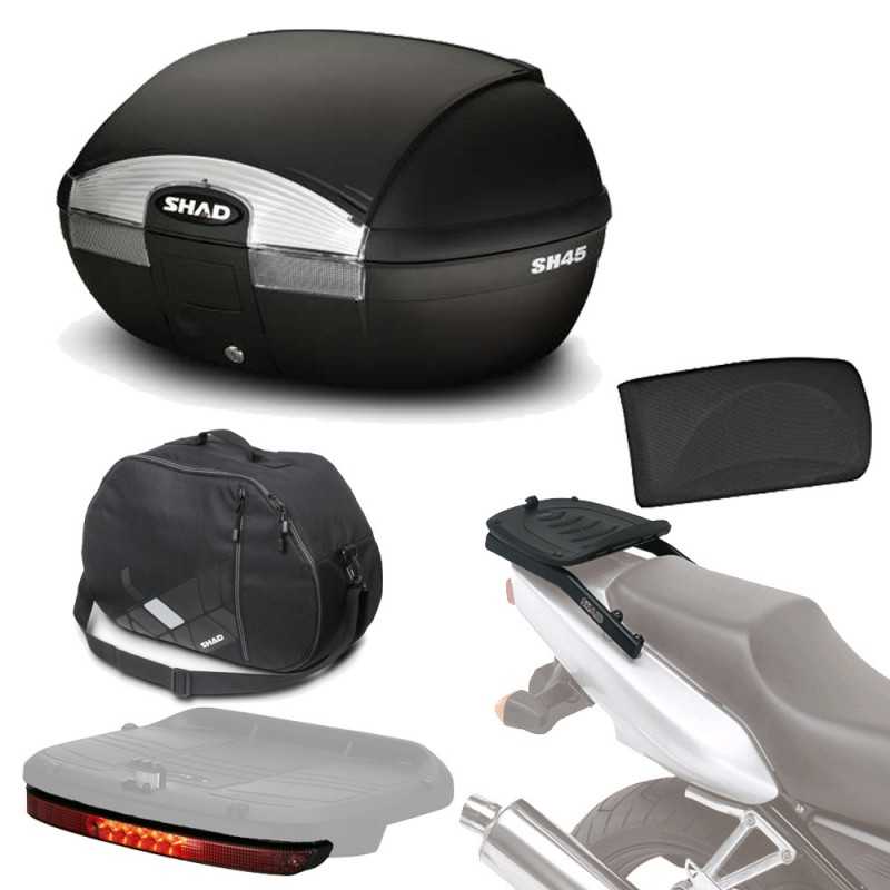 SHAD Kit fijacion y maleta baul trasero + respaldo bolsa interna luz de freno regalo SH45 SH45BORELUHE179