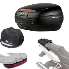 SHAD Kit fijacion y maleta baul trasero + bolsa interna luz de freno regalo SH49 SH49BOLUHE201