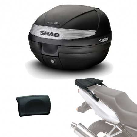 SHAD Kit fijacion y maleta baul trasero + respaldo pasajero regalo SH29 SH29REHE111