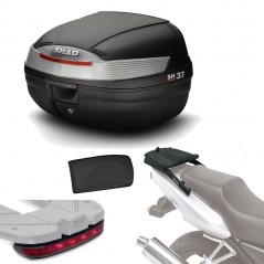 SHAD Kit fijacion + maleta baul trasero luz de freno respaldo regalo SH37 SH37LUREHE22
