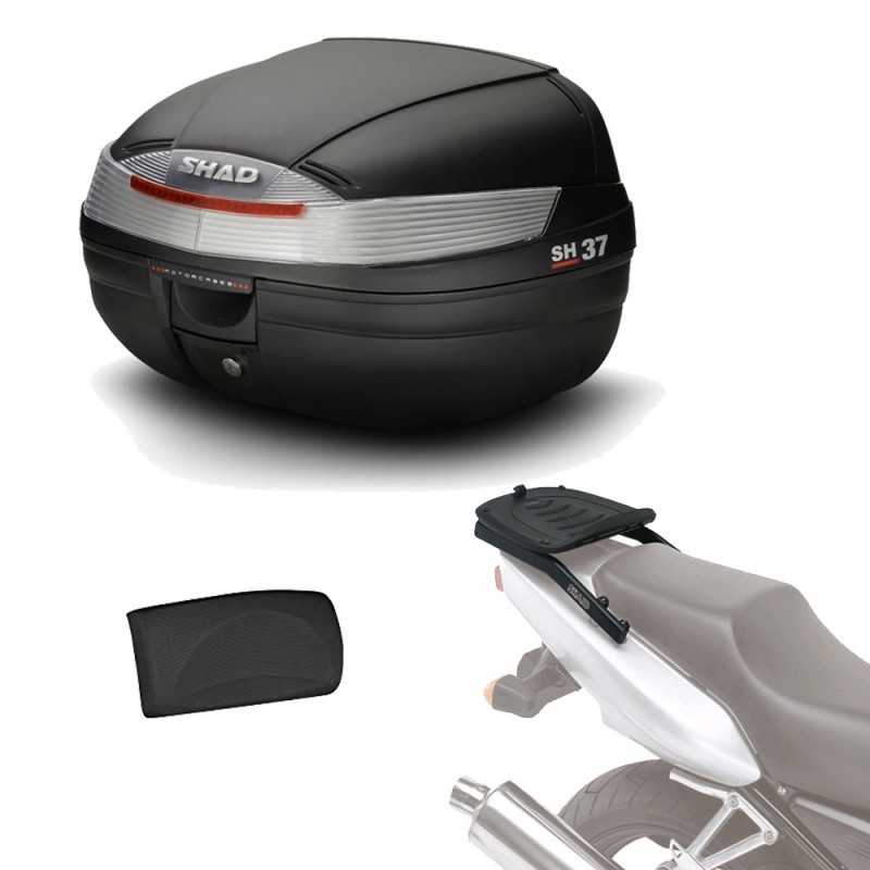 SHAD Kit fijacion y maleta baul trasero + respaldo pasajero regalo SH37 SH37REHE76