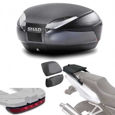 SHAD Kit fijacion + maleta baul trasero luz de freno respaldo regalo SH48 SH48LUREHE390