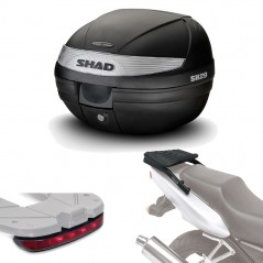 SHAD Kit fijacion y maleta baul trasero + luz de freno regalo SH29 SH29LUREHE98