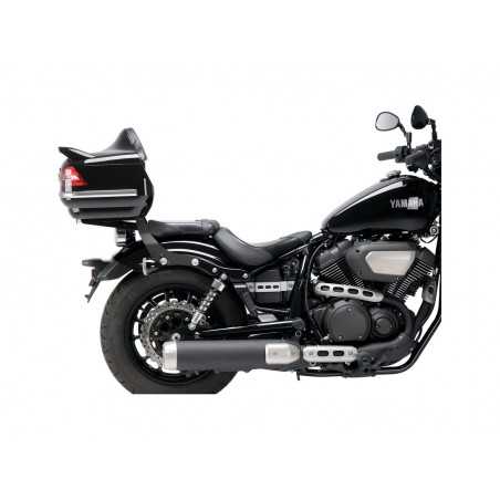 Rear trunk or suitcase for motorcycle with support type