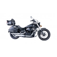CUSTOM ACCES Baul trasero o maleta para moto con soporte tipo SM 25L MERCEDES MT0005