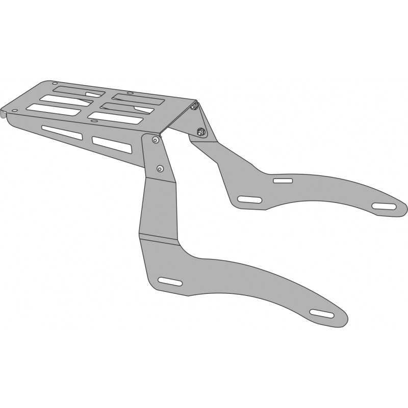 Baggage rack hardware suitcase rear trunk