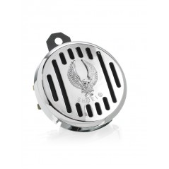 CUSTOM ACCES Bocina pito claxon CALAVERA ALADA 12V BC0002
