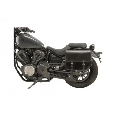 Saddlebag right side leather synthetic skin