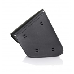 Saddlebag left side leather synthetic leather