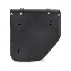 Saddlebag left side leather synthetic leather