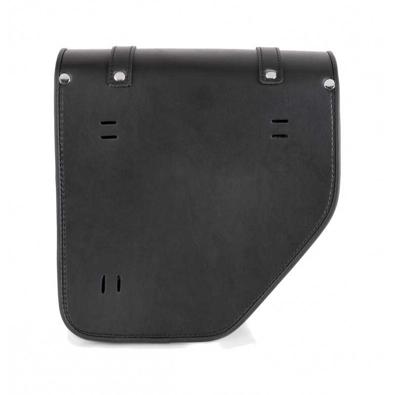 Saddlebag left side leather synthetic leather