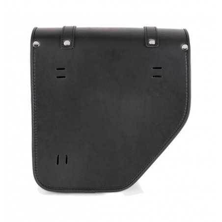 Saddlebag left side leather synthetic leather