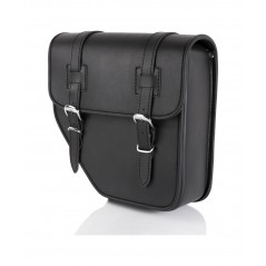 Saddlebag left side leather synthetic leather