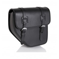 Saddlebag left side leather synthetic leather