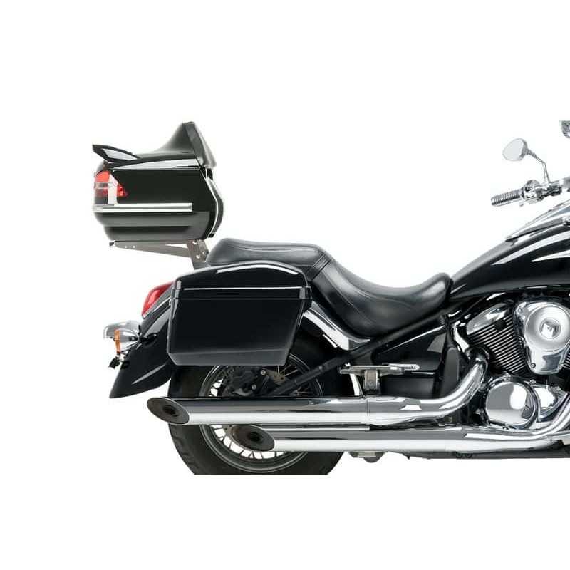 Luggage carrier hardware removable rear trunk suitcase