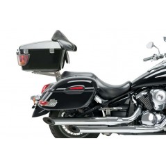 Luggage carrier hardware removable rear trunk suitcase
