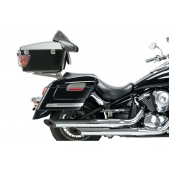 Luggage carrier hardware removable rear trunk suitcase