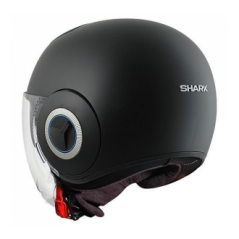 SHARK Casco jet abierto con pantalla solar NANO BLANK Mat HE2805