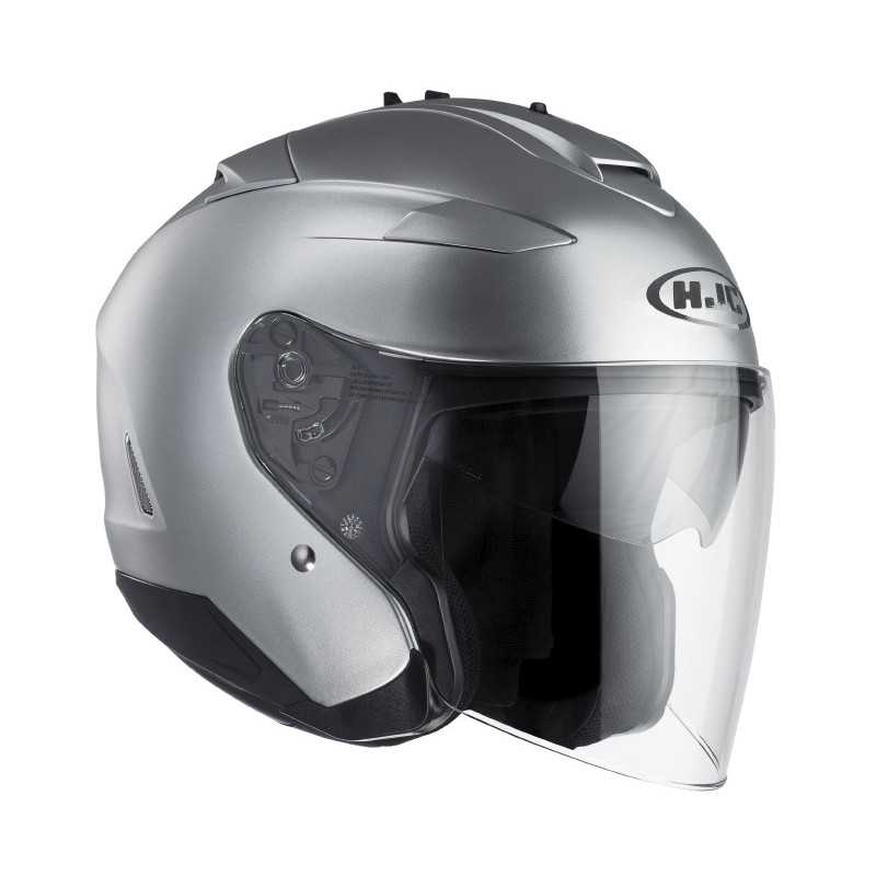 HJC Casco jet abierto IS33 II SEMI MAT GRIS CLAIR / FLAT CR SILVER 118393