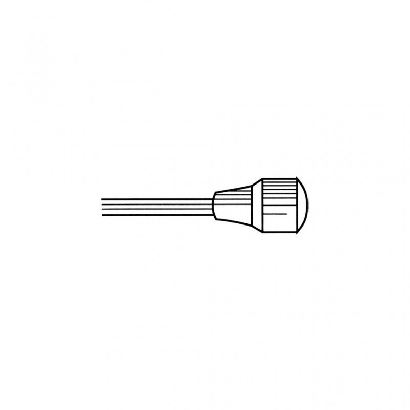 V PARTS Sierga sirga cable cabeza pera acero inoxidabe Caja de 100 136