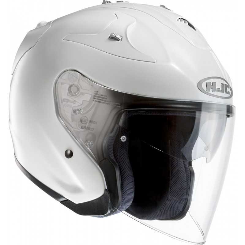 HJC Casco jet abierto FG BLANC PERLE / PEARL WHITE RYAN 141129