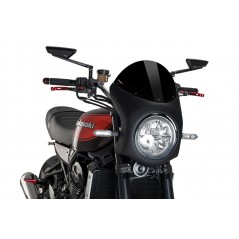 PUIG SEMI-ENCLOSED WINDSCREEN CUP SIMIL CARBONO 9596