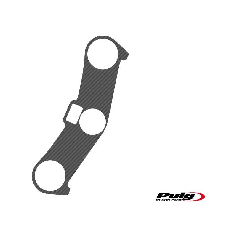 PUIG PROTECTIVE ADHESIVE SHANK ANTI STRIPES WITH KEYS CARBONO 1557