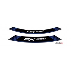 8 VINYL ADHESIVE STRIPS IN ARCH FOR WHEELS