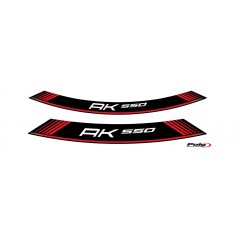 8 VINYL ADHESIVE STRIPS IN ARCH FOR WHEELS