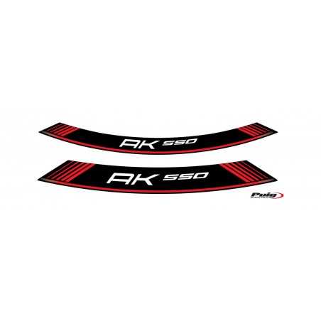 8 VINYL ADHESIVE STRIPS IN ARCH FOR WHEELS