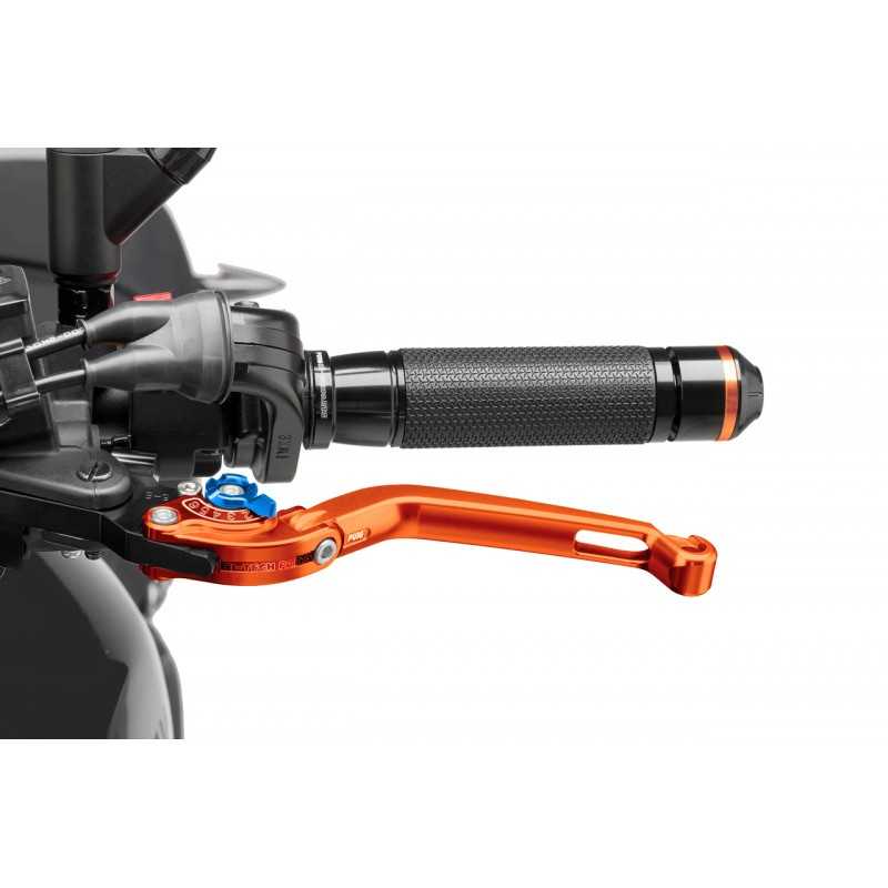 Folding body clutch handle orange 