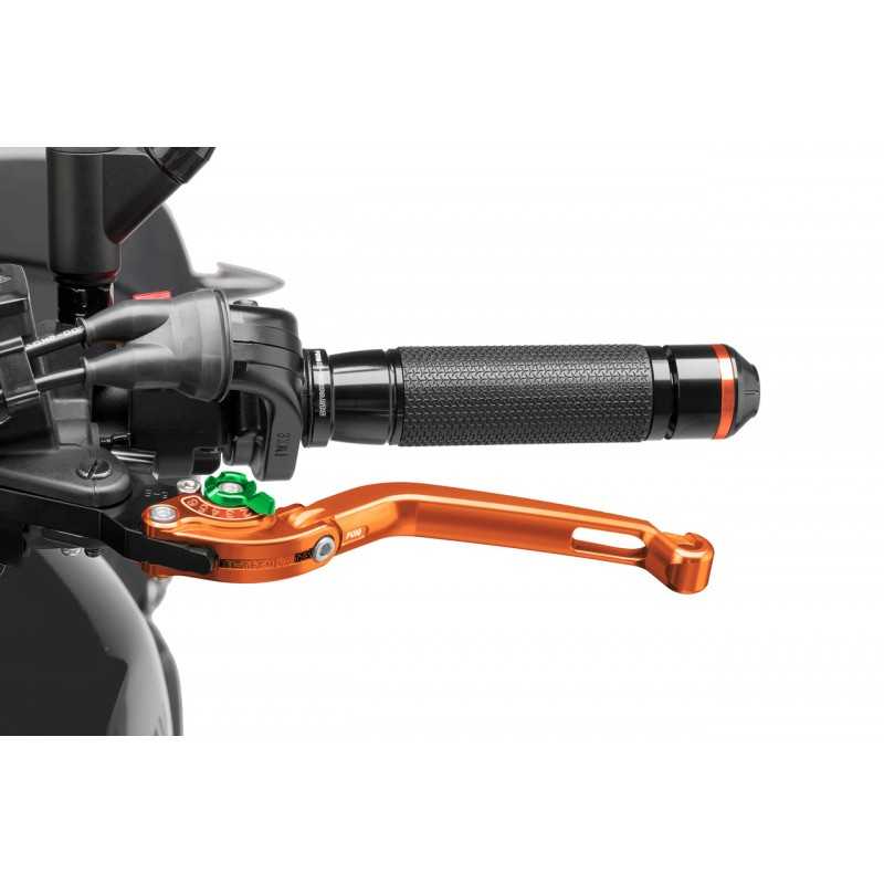 Folding body clutch handle orange 