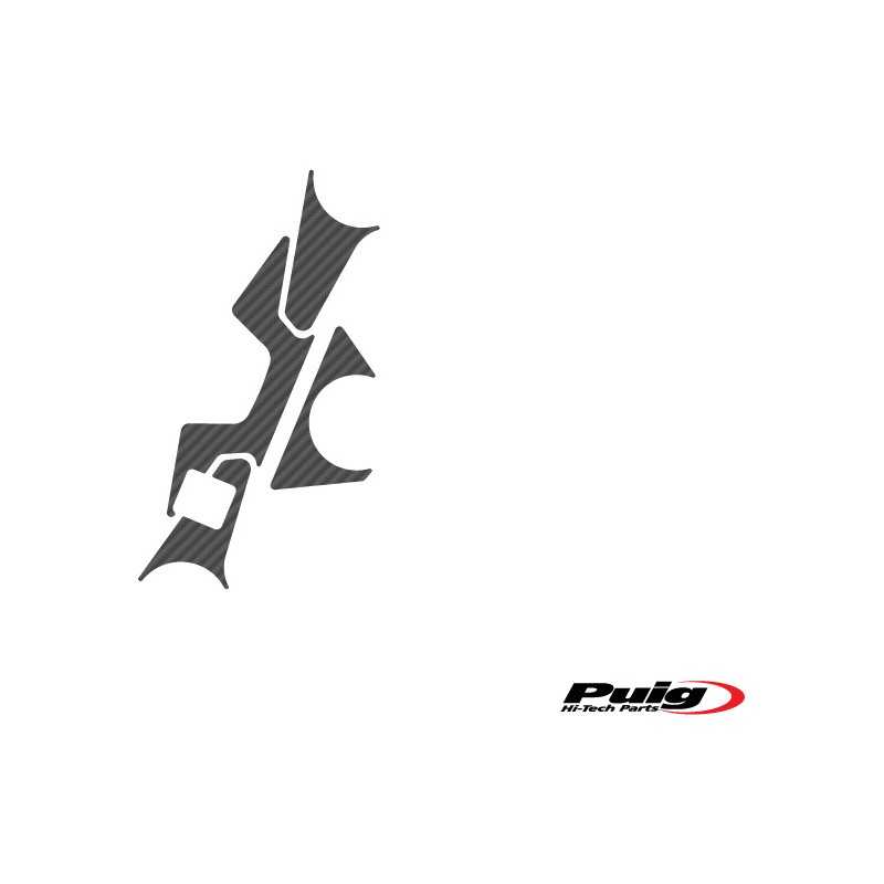 PUIG PROTECTIVE ADHESIVE SHANK ANTI STRIPES WITH KEYS RADIKAL 9661