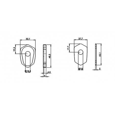 More intermittent front supports 