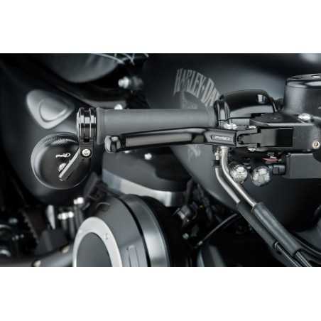 PUIG Maneta derecha freno fija cuerpo CUSTOM SELECTOR PLATA 9995
