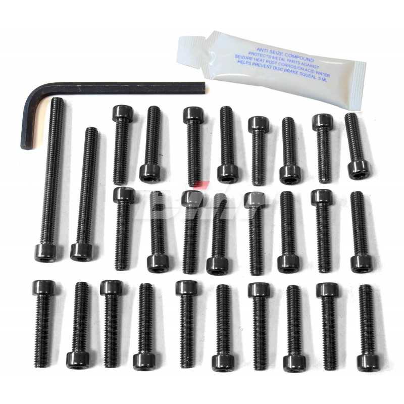 PRO-BOLT Kit tornillería de motor aluminio negro EKA287BK 48737