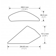 PUIG Side adhesive deposit protectors 20081