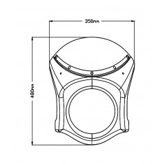 PUIG SEMI-ENCLOSED WINDSCREEN CUP 3133