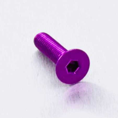PRO-BOLT Tornillo de aluminio avellanado M5 x (0.8mm) 20mm violeta LCS520P 49775